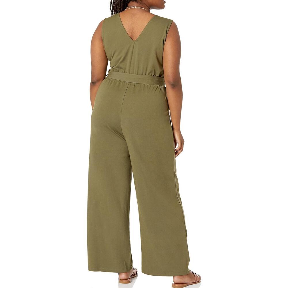 The Drop Women's @caralynmirand Sleeveless Wrap Jumpsuit - Picture 5 of 5